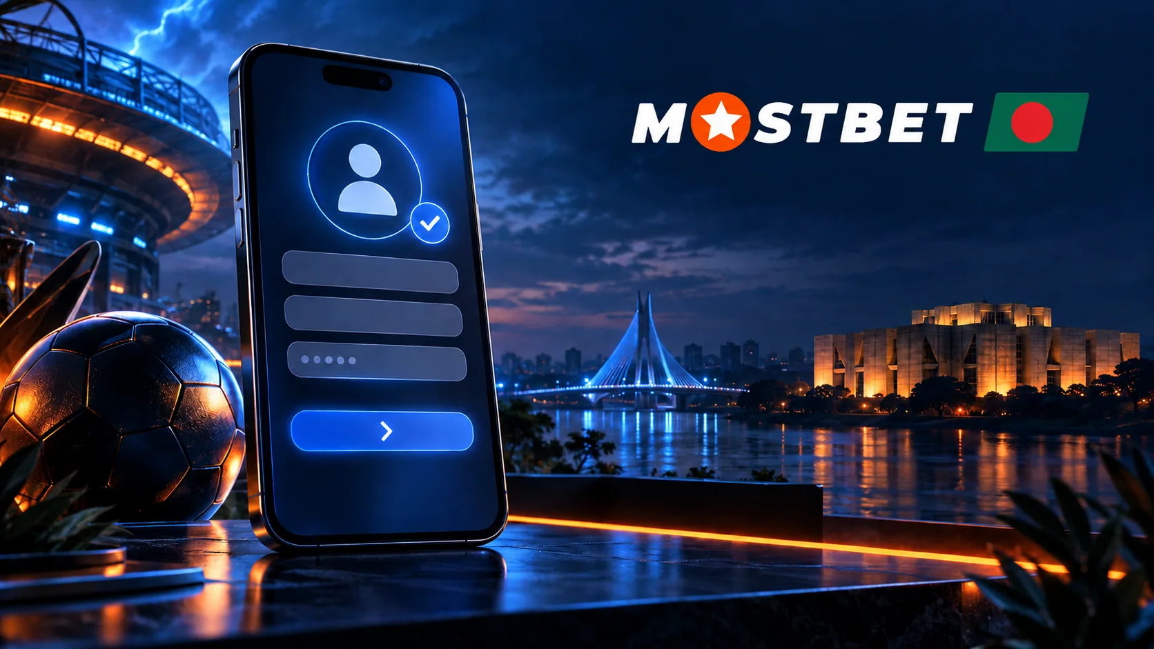 Mostbet registration in Bangladesh: mobile sign-up screen